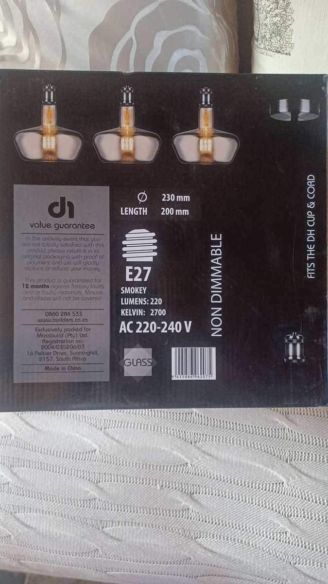 BIG LED LIGHTING DESIGN HOUSE BELL SHAPED