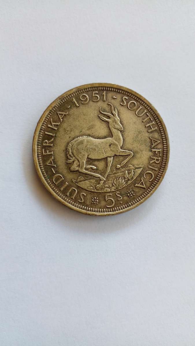 South Africa 5 Shillings 1951