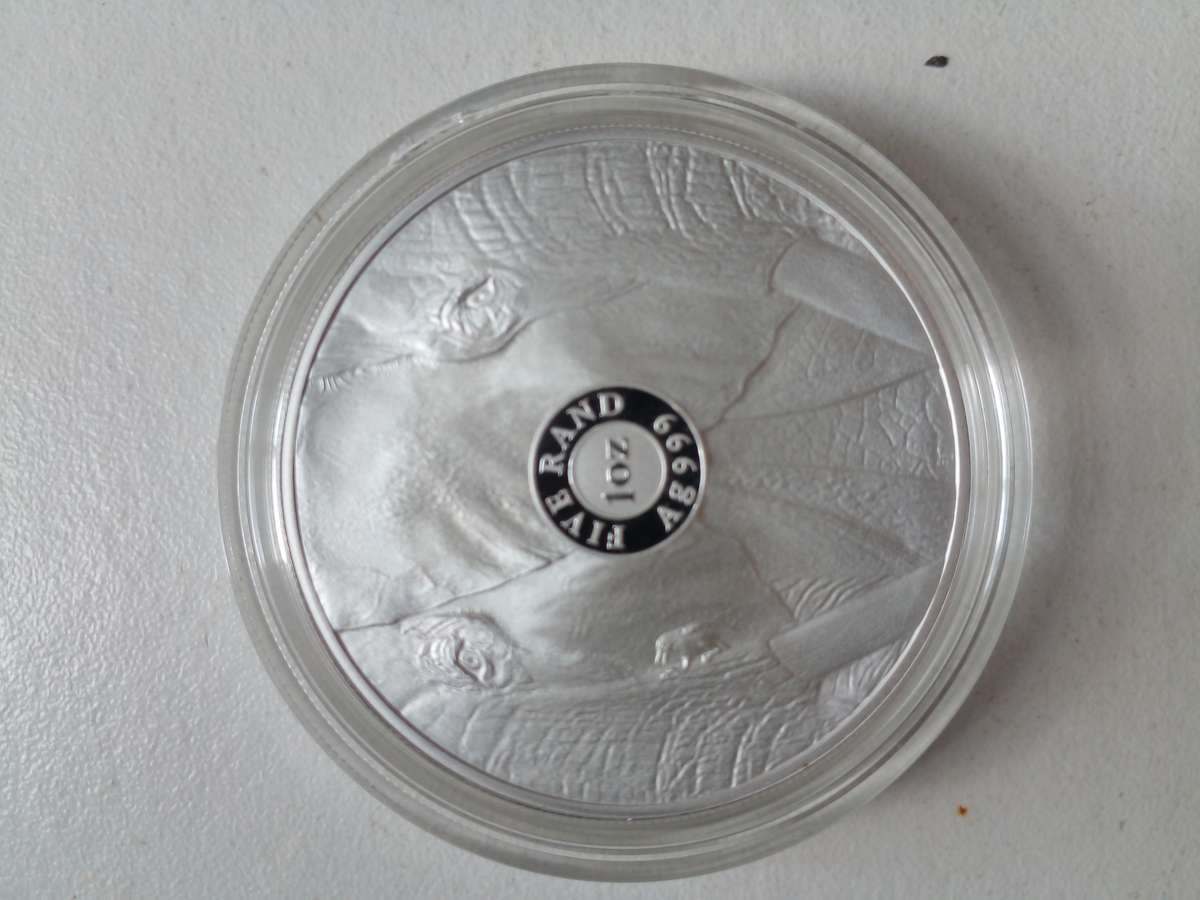 1 oz Silver  coin with Elephant 2024