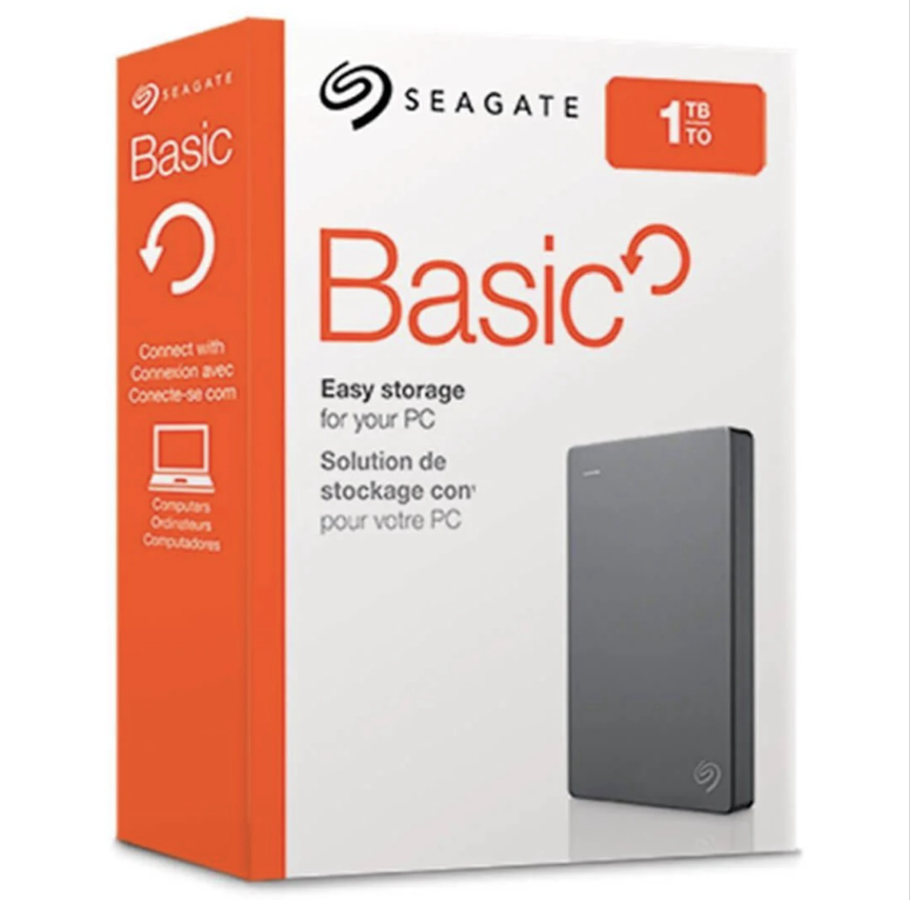 Seagate Basic 1TB HDD Portable Hard Drive