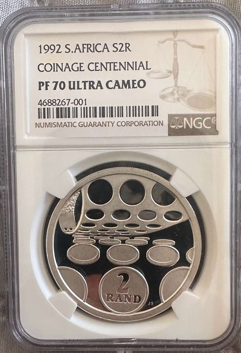 1992 Proof R2 silver coin Centenial PF70 NGC PERFECT only 8