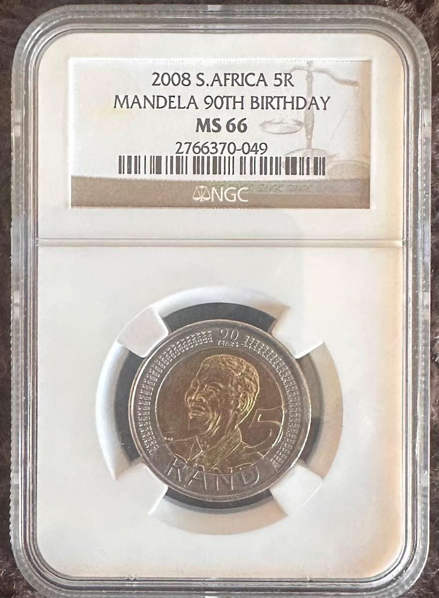 2008 Mandela R5 NGC graded MS66