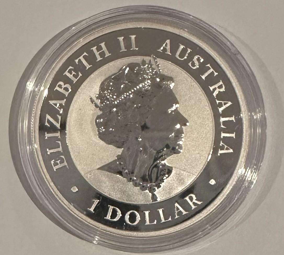 2021 Australian 1oz Silver UNC Koala Capsulated coin $1