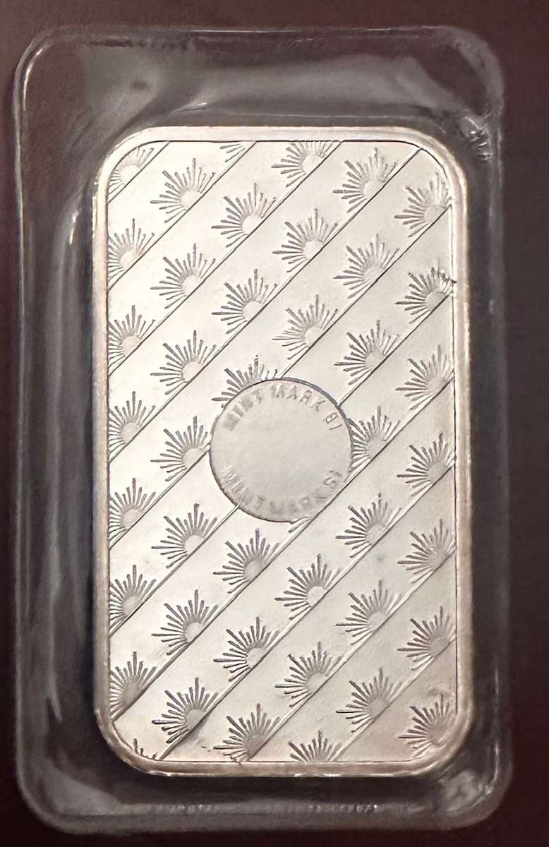 1oz Silver Bar Sunshine Minting