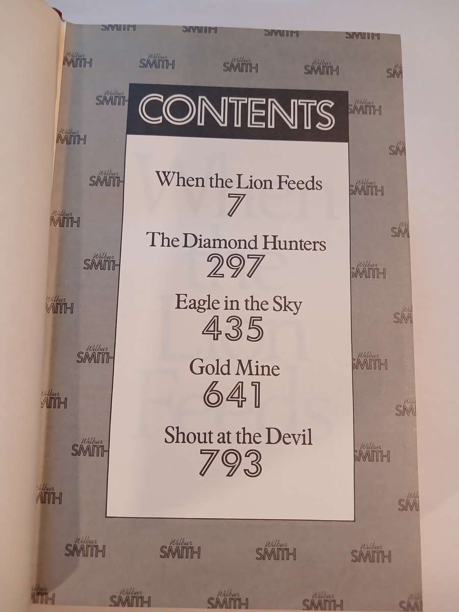 Wilbur Smith, 5 Books in One, Complete & Unabridged