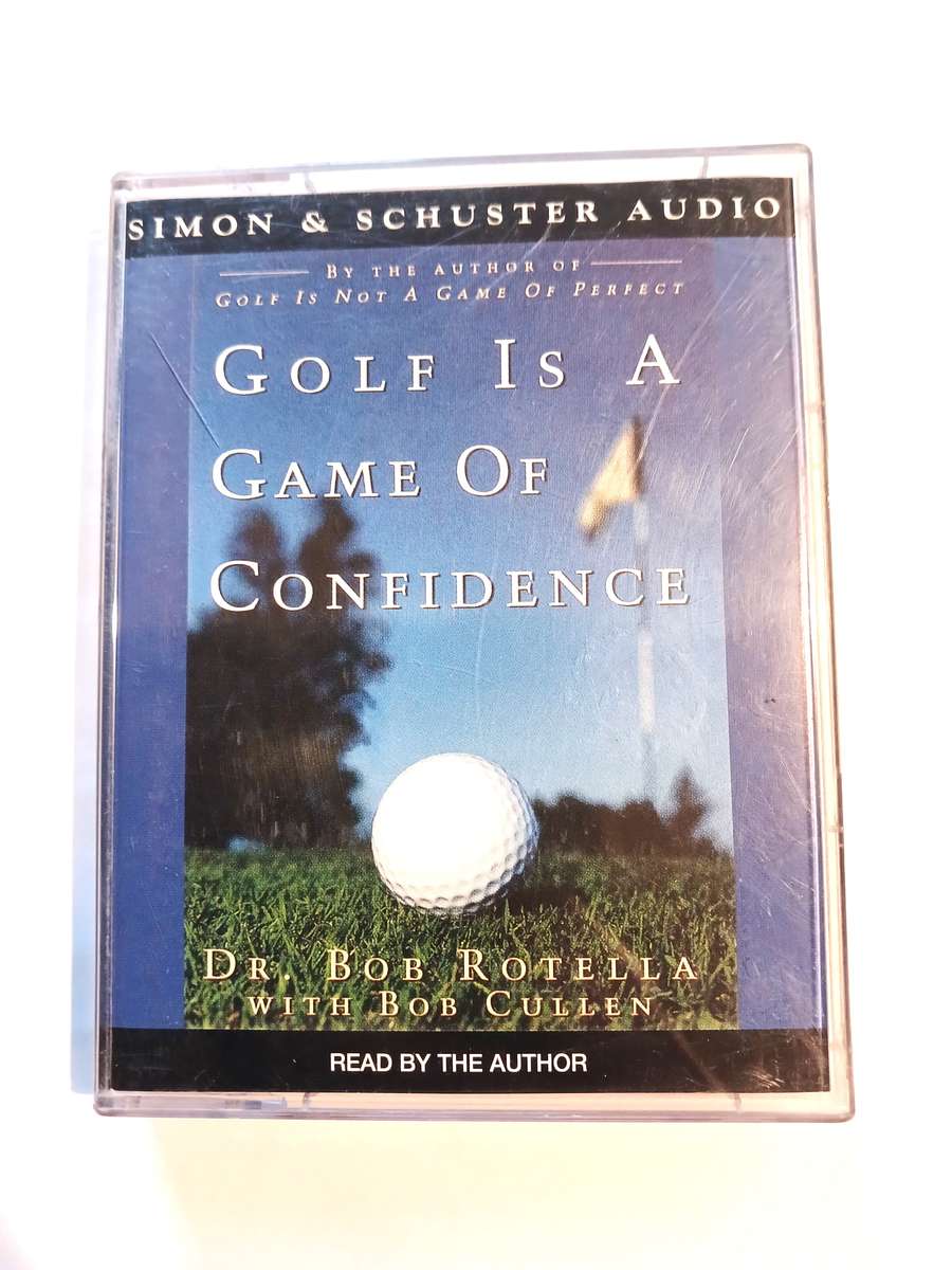 Golf is a Game of Confidence by Dr. Bob Rotella with Bob Cullen, 1 x Audio Cassette