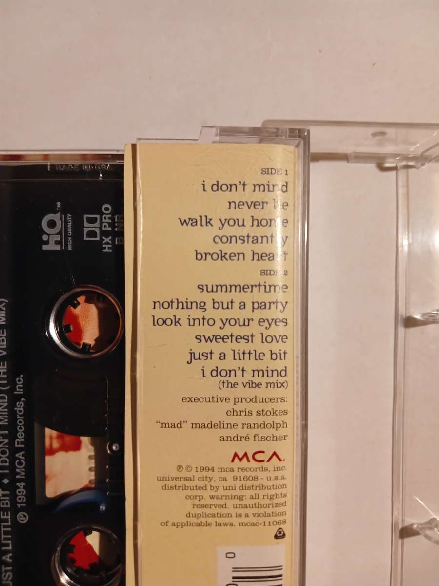 Immature, Playtime is Over Cassette, US