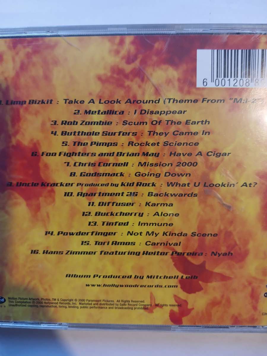 Mission: Impossible 2, Music from the Motion Picture CD