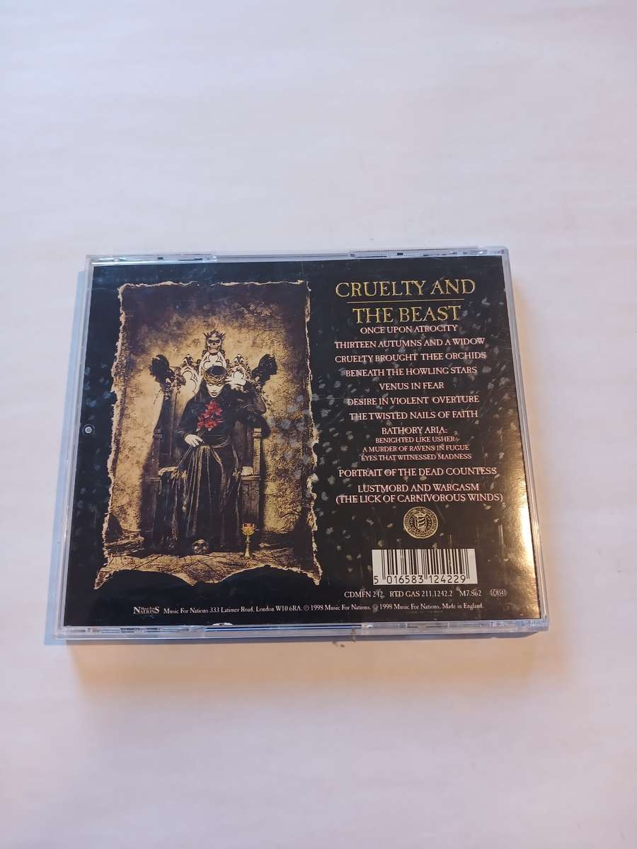Cradle of Filth, Cruelty and the Beast CD, UK