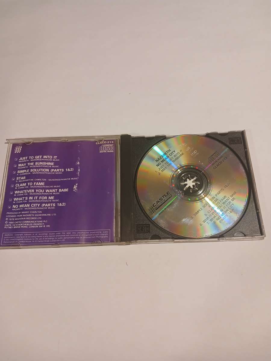 Nazareth, No Mean City CD