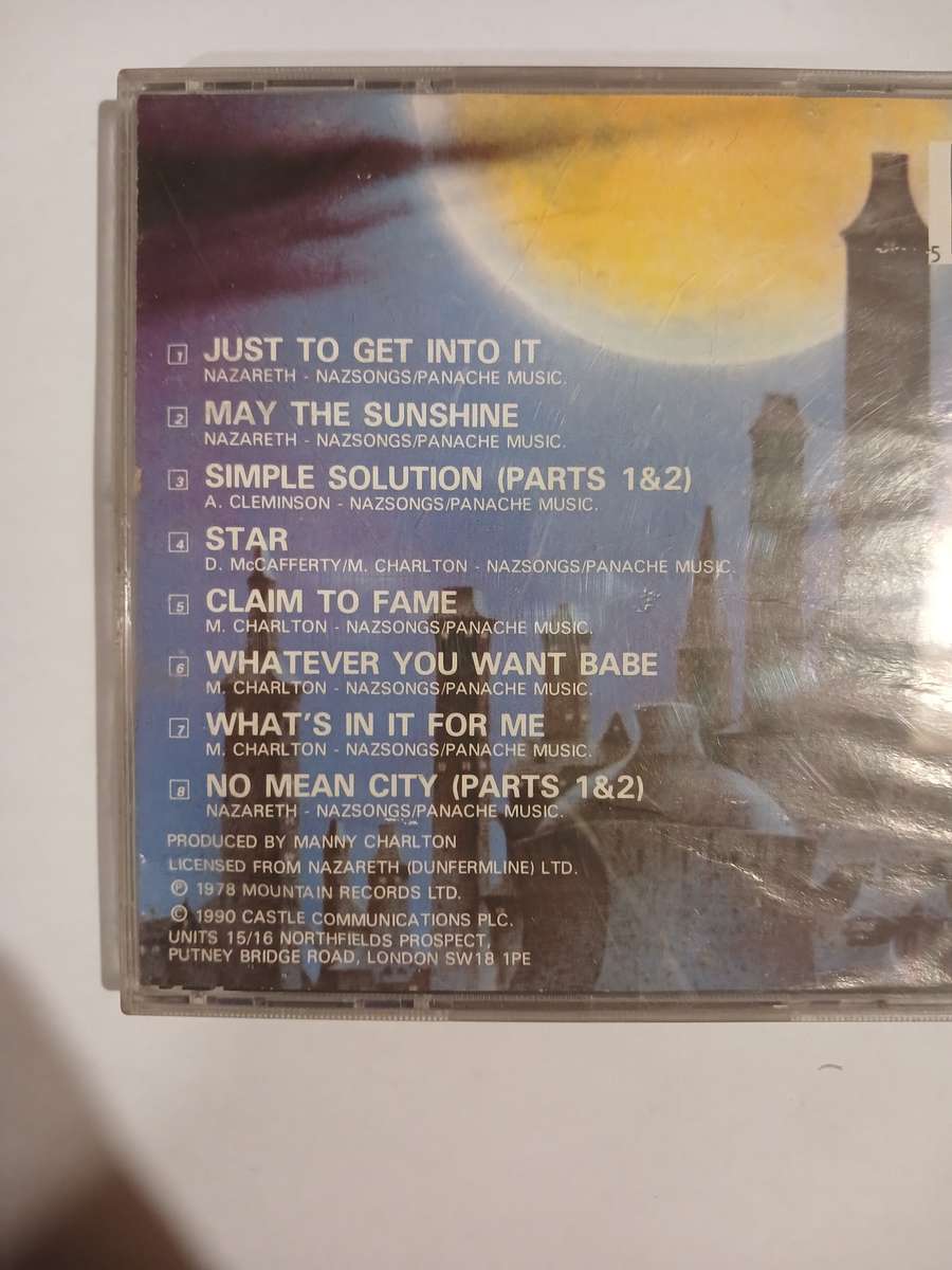 Nazareth, No Mean City CD