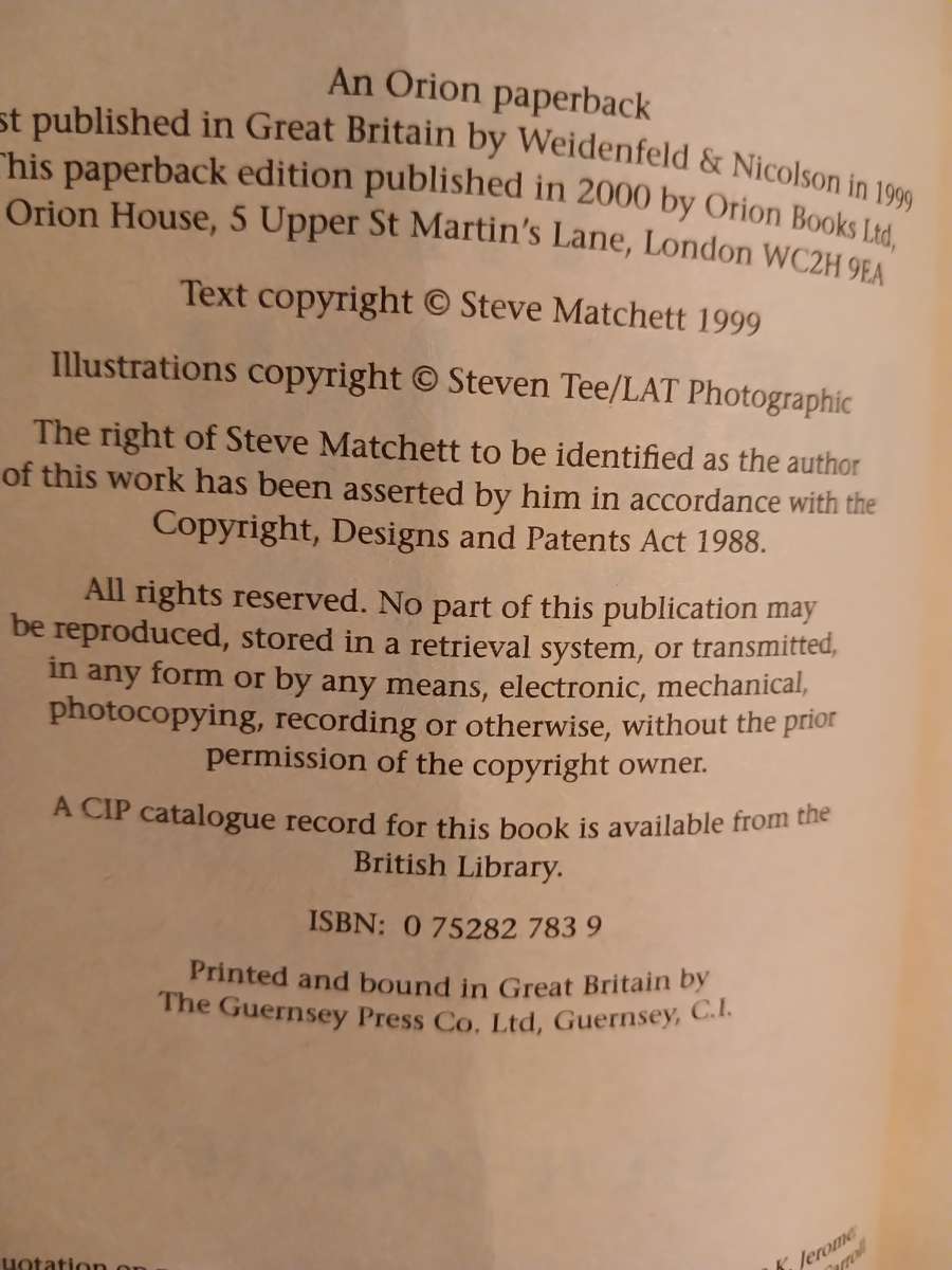The Mechanic's Tale, Life in the Pit-lanes of Formula One by Steve Matchett