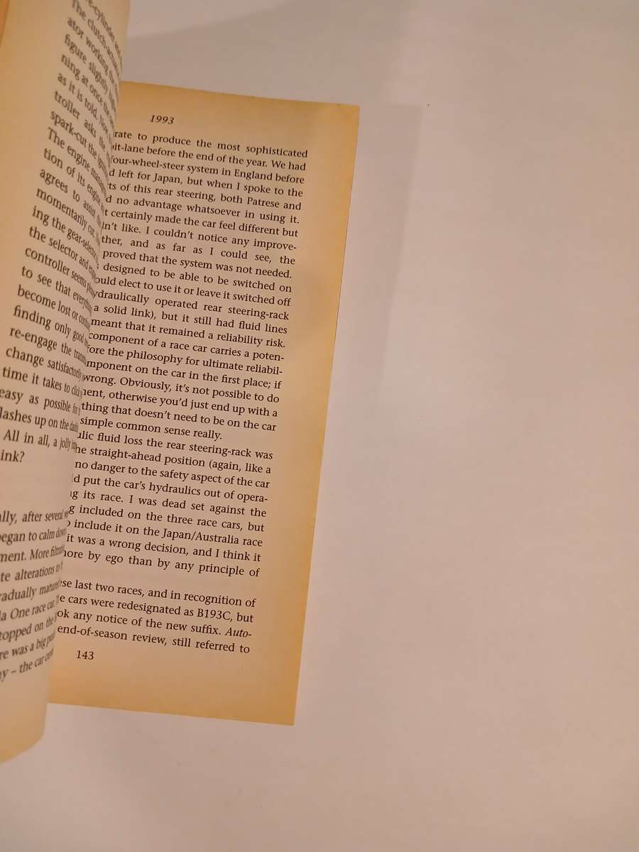 The Mechanic's Tale, Life in the Pit-lanes of Formula One by Steve Matchett