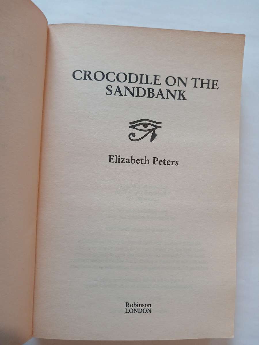 Elizabeth Peters, Crocodile on the Sandbank