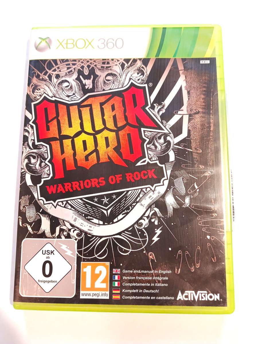 Xbox 360, Guitar Hero, Warriors of Rock