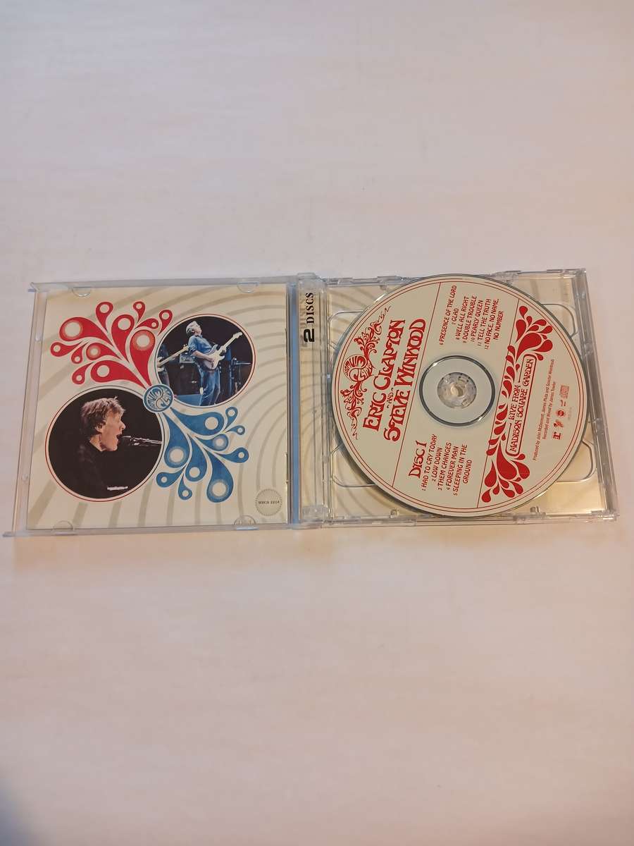 Eric Clapton and Steve Winwood, Live from Madison Square Garden, 2 x CD
