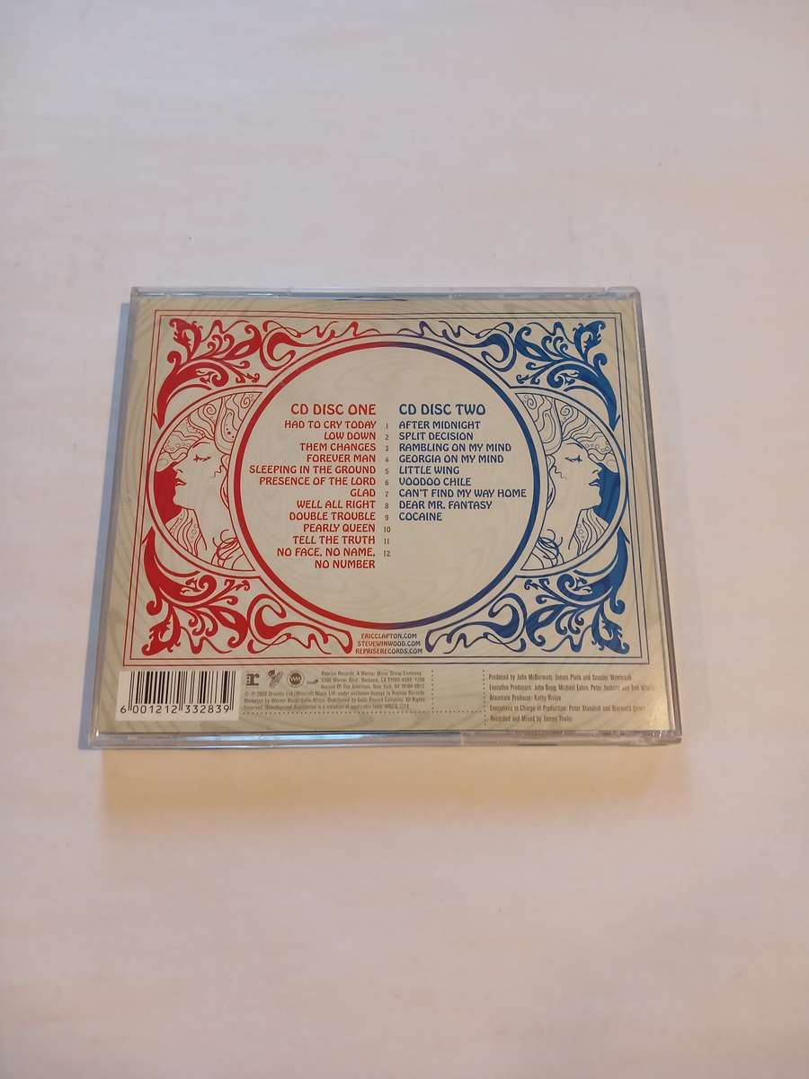 Eric Clapton and Steve Winwood, Live from Madison Square Garden, 2 x CD