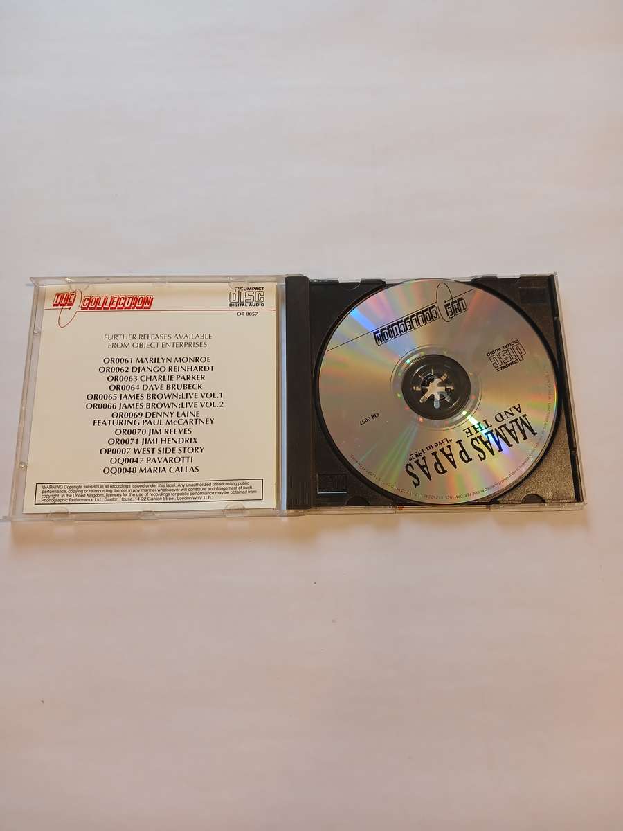 Mamas and the Papas, The Collection, Live in 1982 CD, Europe