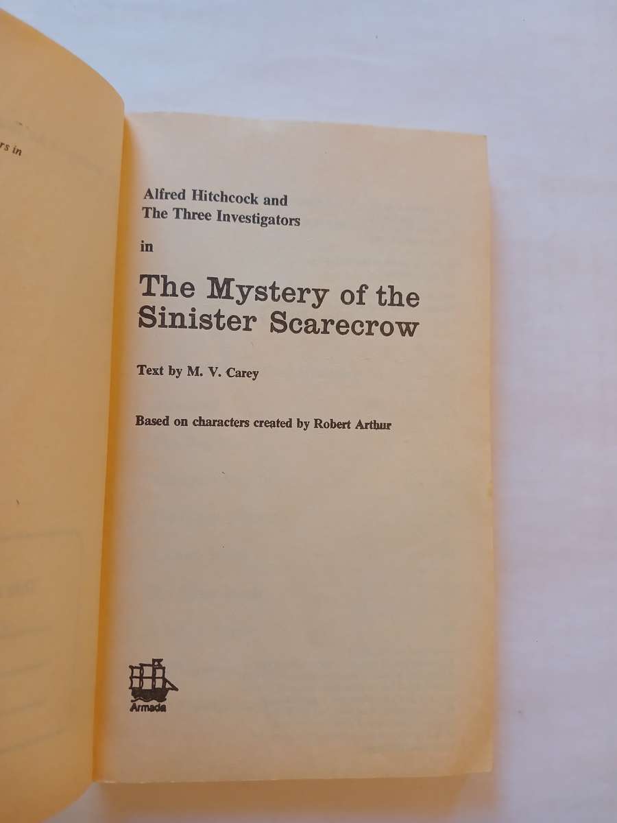 The Mystery of the Sinister Scarecrow by Alfred Hitchcock
