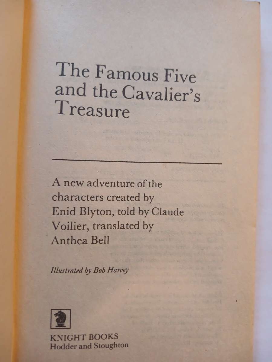 The Famous Five and The Cavalier's Treasure by Enid Blyton