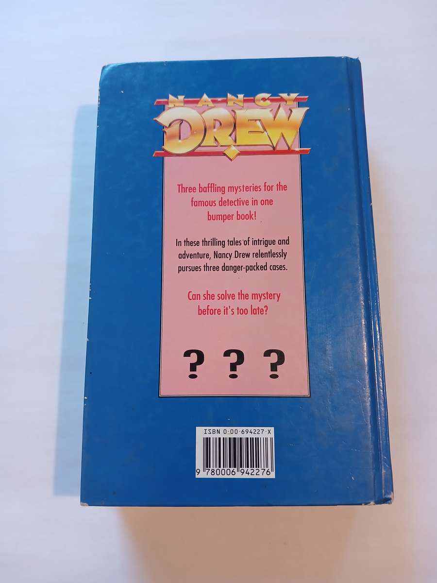Nancy Drew, Carolyn Keene, 3 Books in 1, Hardcover