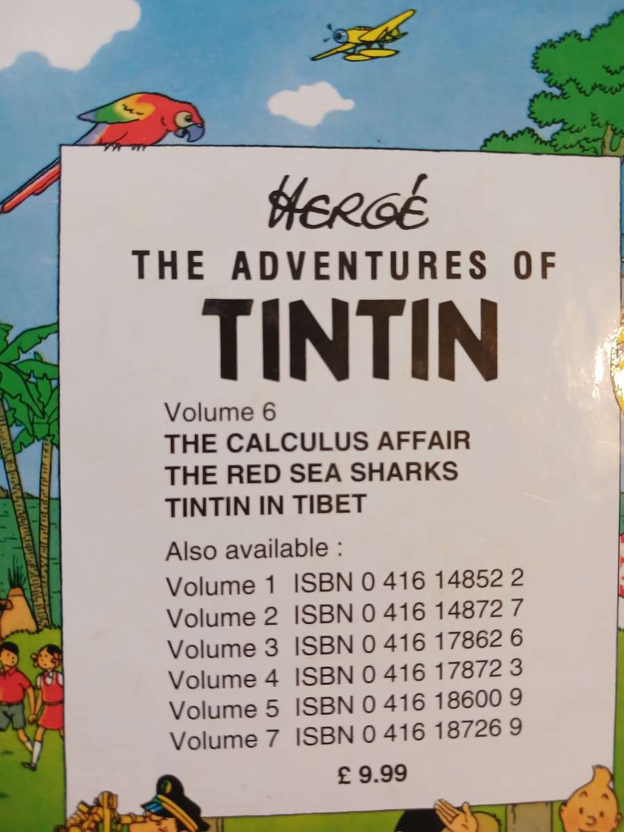 Tintin, 3 Complete Adventures in 1 Volume, Volume 6