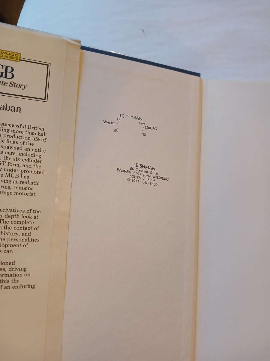 MGB, The Complete Story by Brian Laban