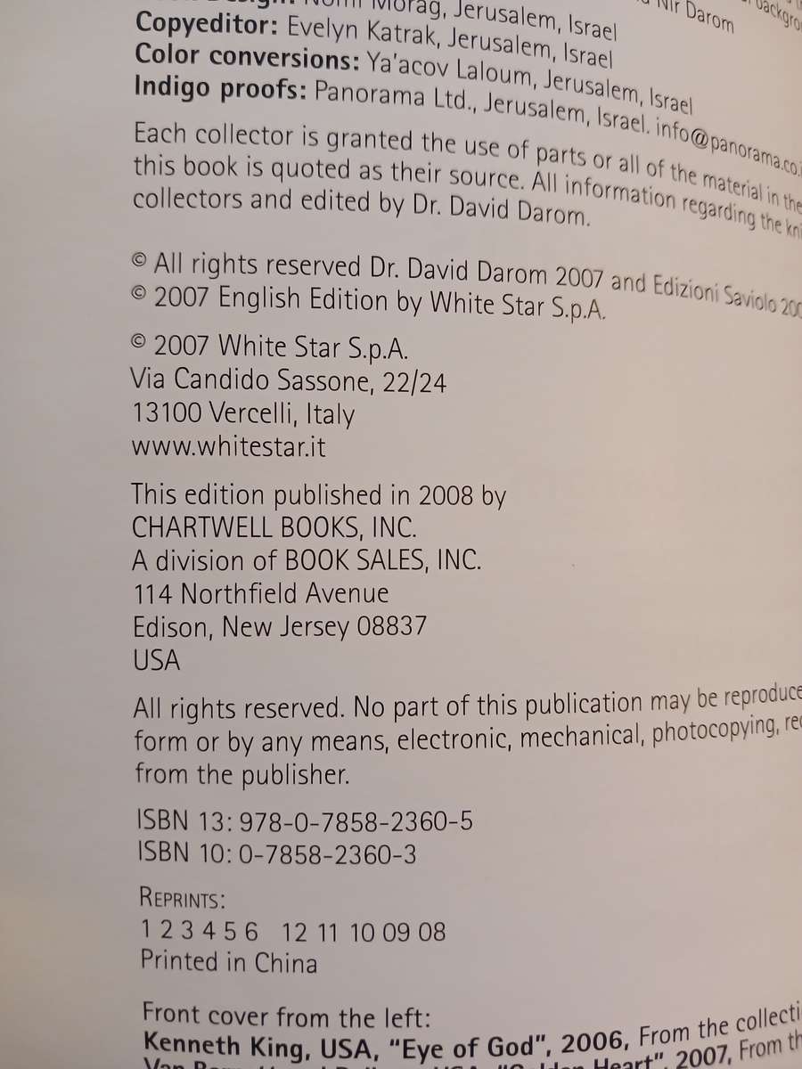 Modern Custom Knives, The Great Collections by David Darom