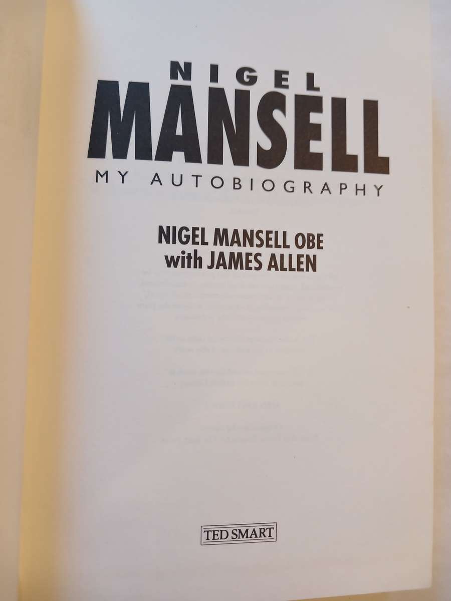 Nigel Mansell, My Autobiography, The People's Champion