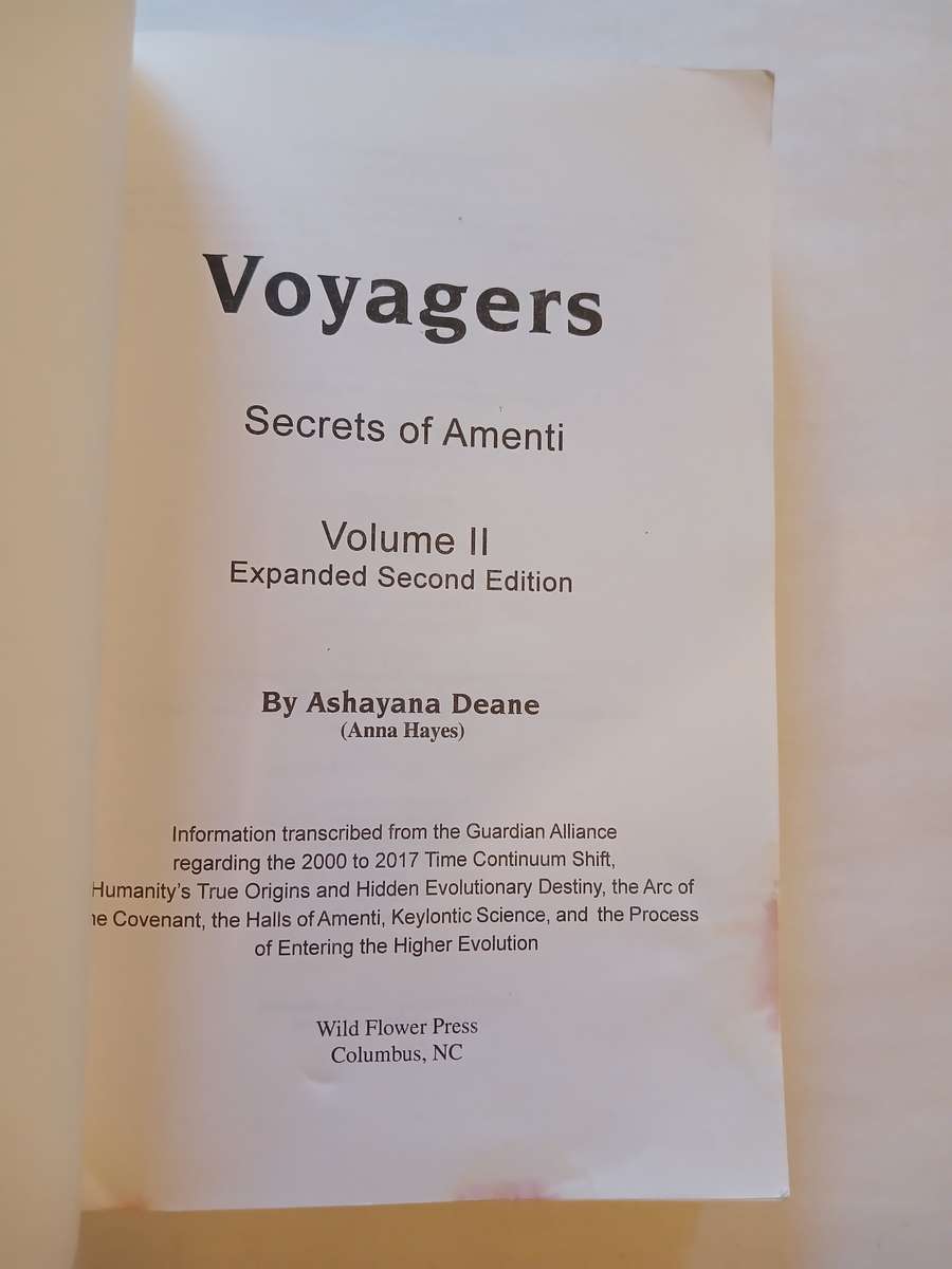 Voyagers, The Secrets of Amenti Volume II by Ashayana Deane