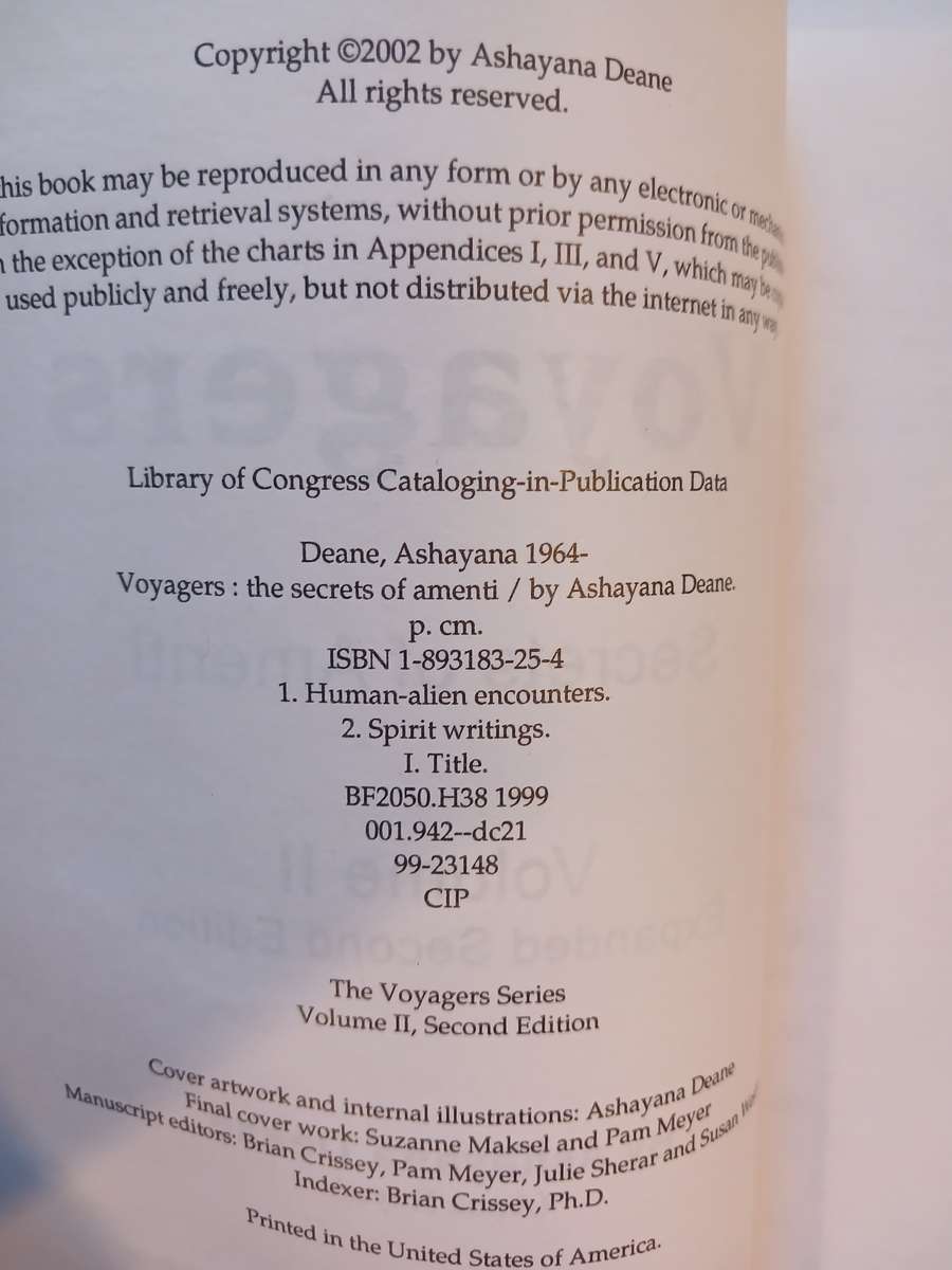 Voyagers, The Secrets of Amenti Volume II by Ashayana Deane