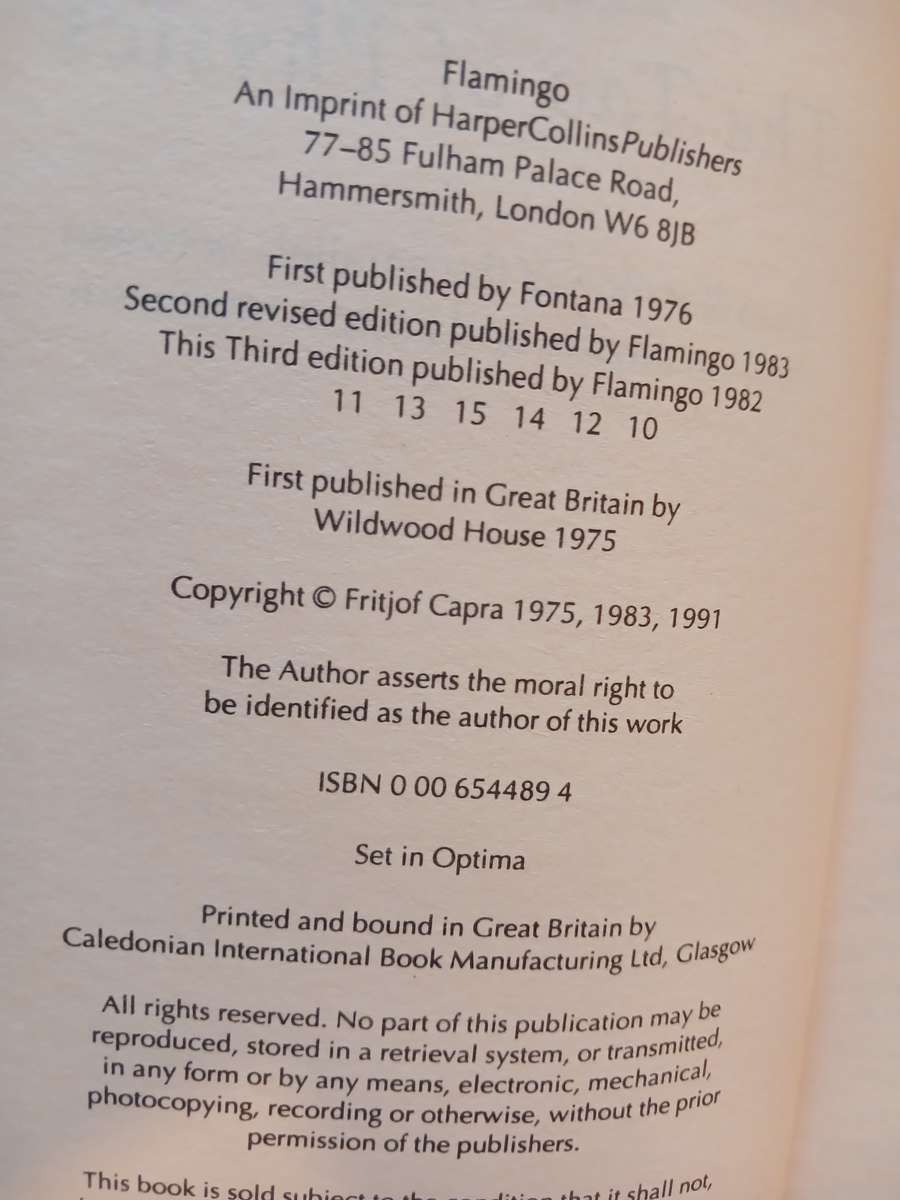 The Tao of Physics by Fritjof Capra