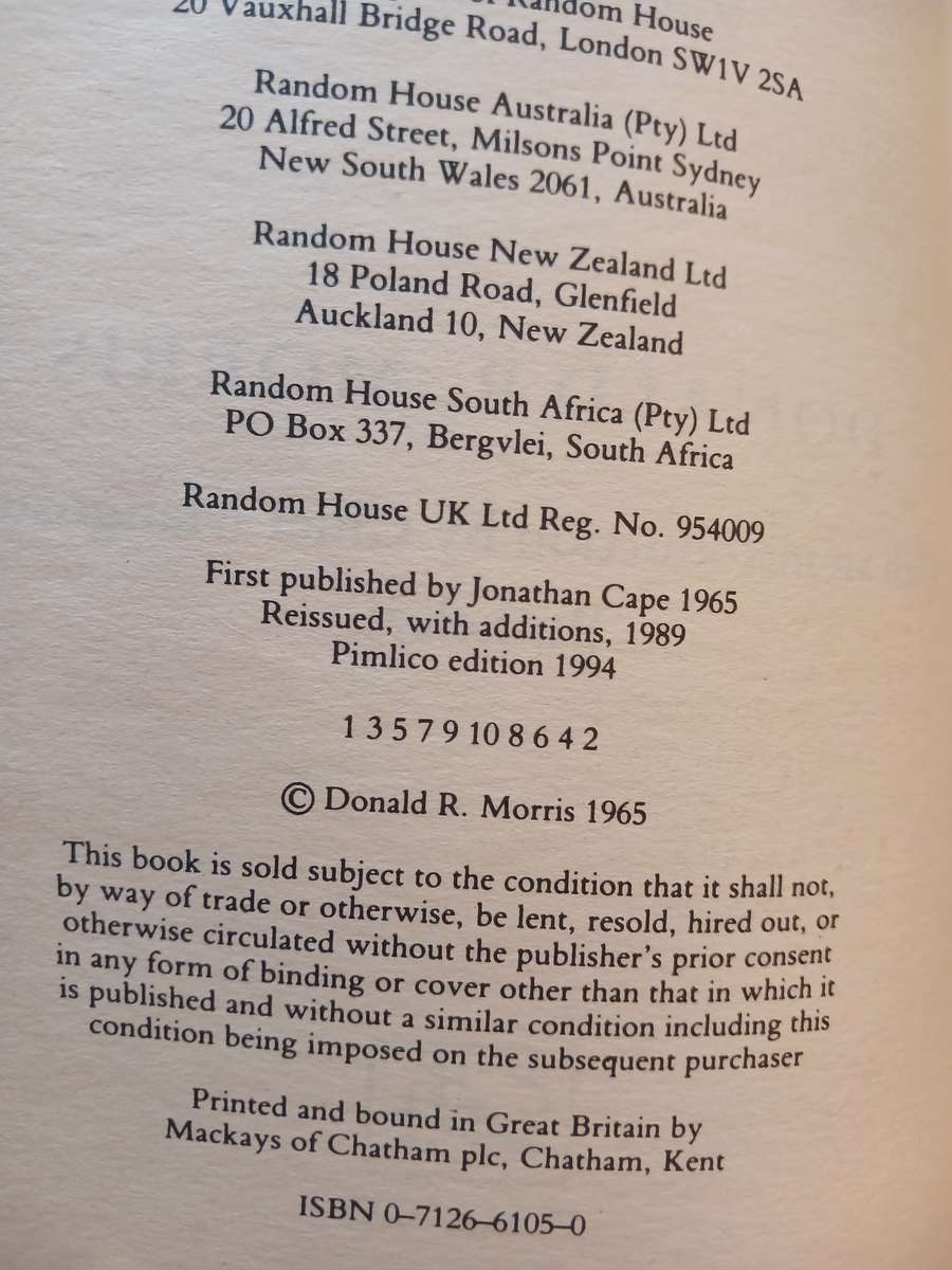 The Washing of the Spears, The Rise and Fall of the Zulu Nation by Donald R.
