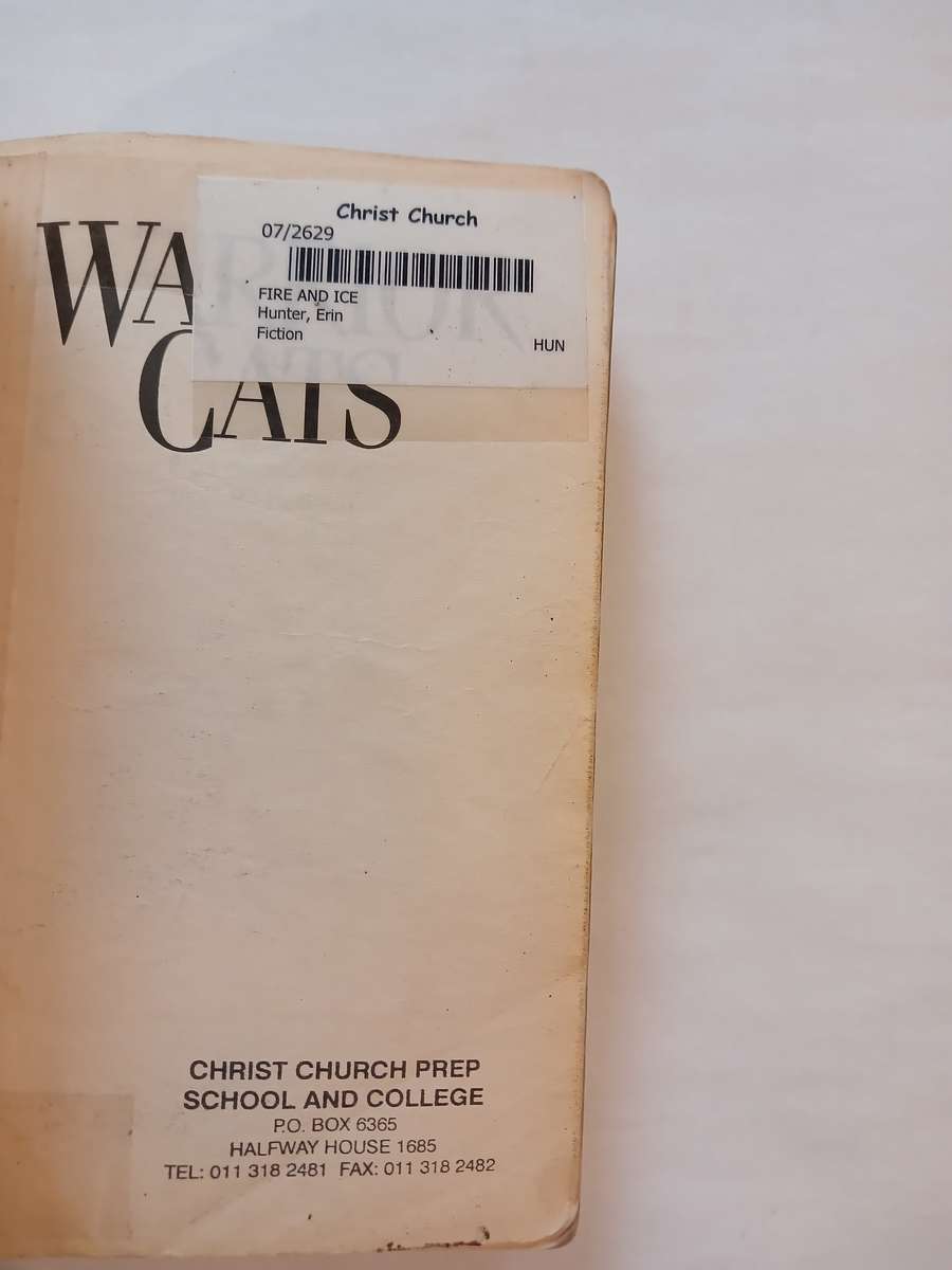 Warrior Cats, Fire and Ice by Erin Hunter