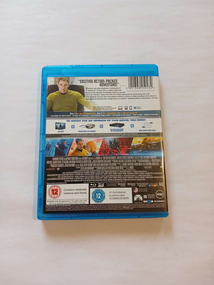 Star Trek, Into Darkness Blu-ray 3D