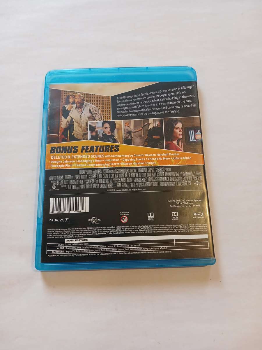Skyscraper Blu-ray
