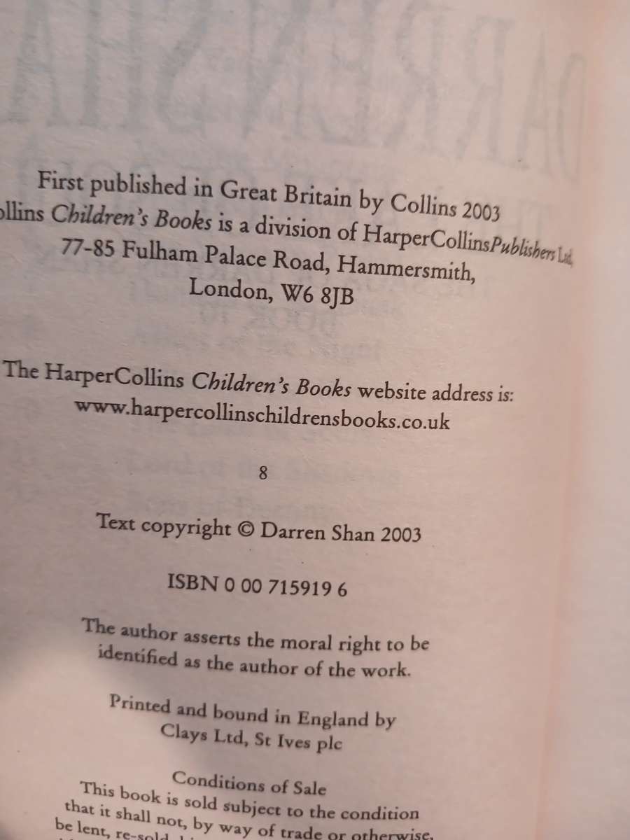 The Lake of Souls, Fish for the Dead, Book 10 by Darren Shan