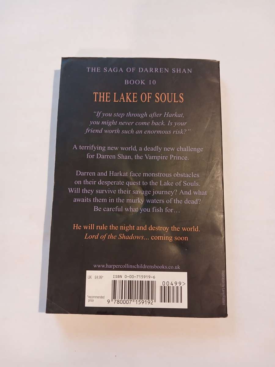 The Lake of Souls, Fish for the Dead, Book 10 by Darren Shan