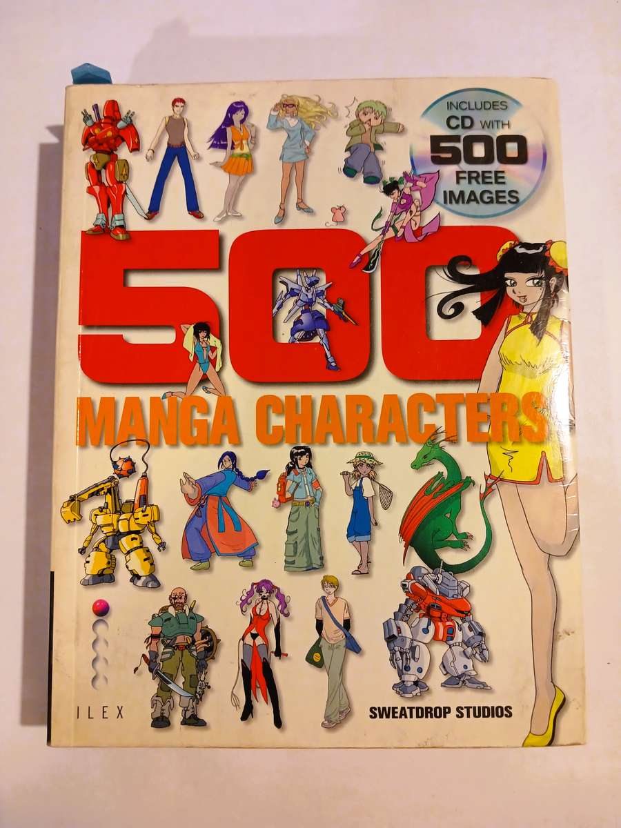 500 Manga Characters, Sweatdrop Studios