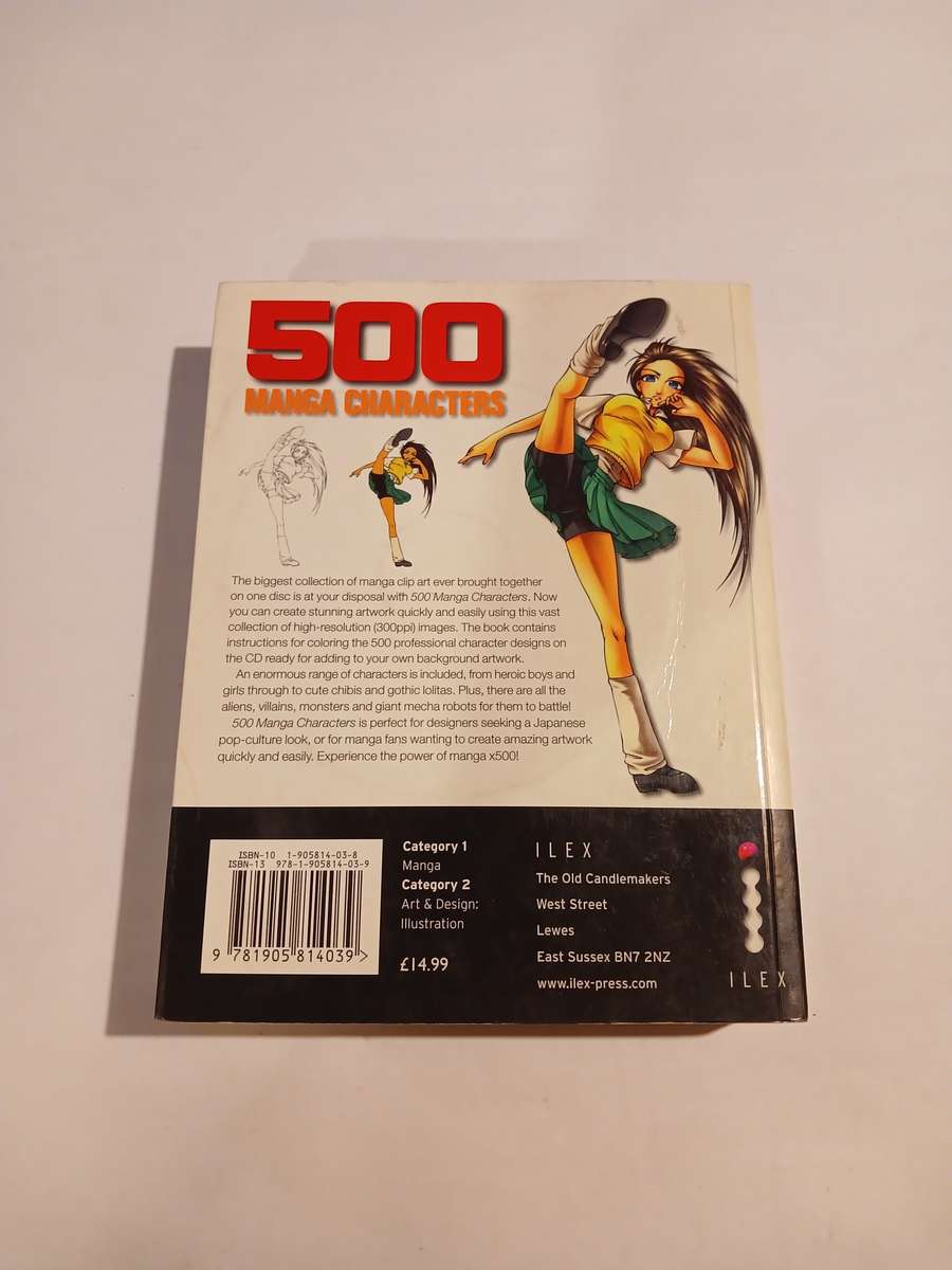 500 Manga Characters, Sweatdrop Studios