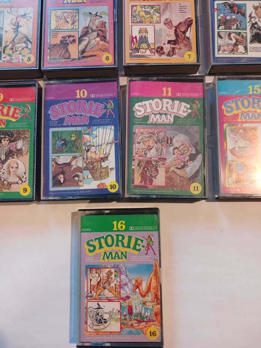 Storieman, 13 x Cassette, No. 1 - 11, 15 & 16