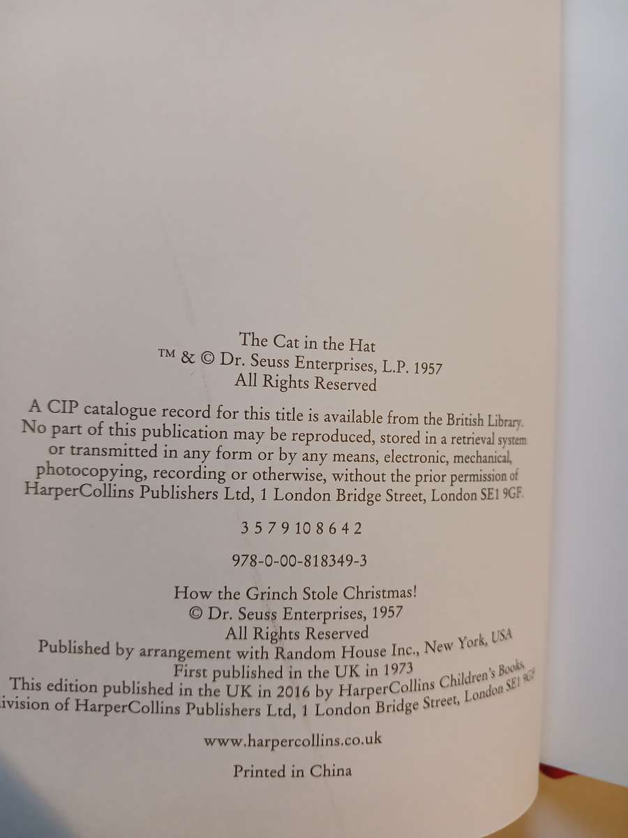 How the Grinch Stole Christmas by Dr. Seuss