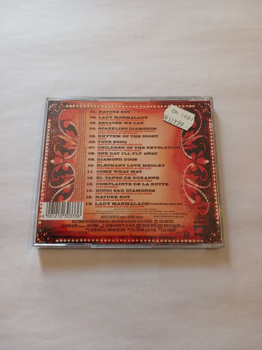 Moulin Rouge, Movie Soundtrack CD
