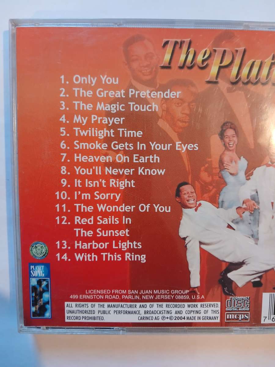 The Platters, Only You CD, Germany