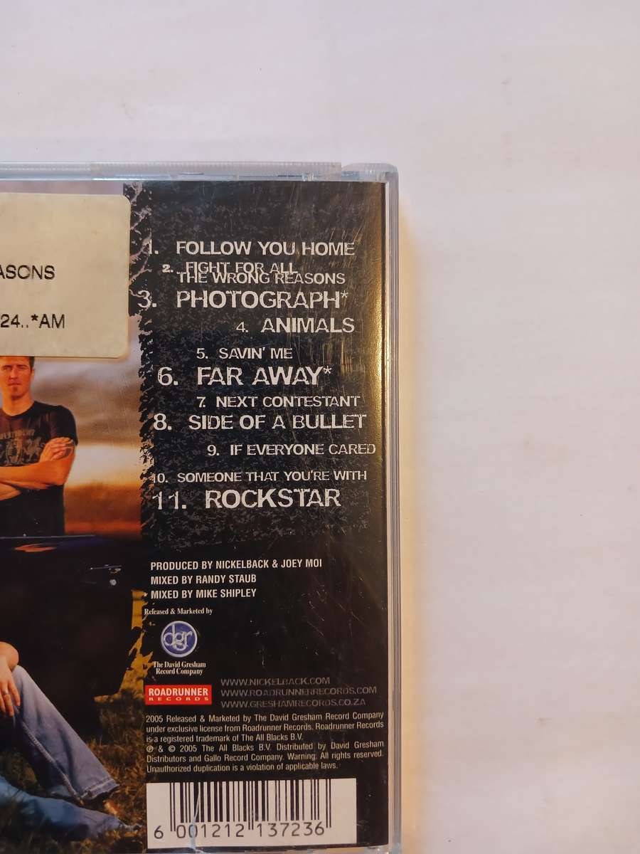 Nickelback, All The Right Reasons CD