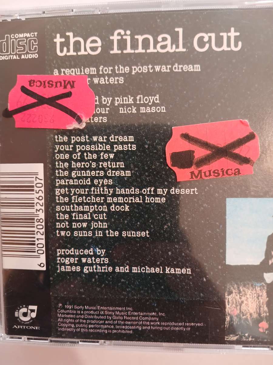 Pink Floyd, The Final Cut CD