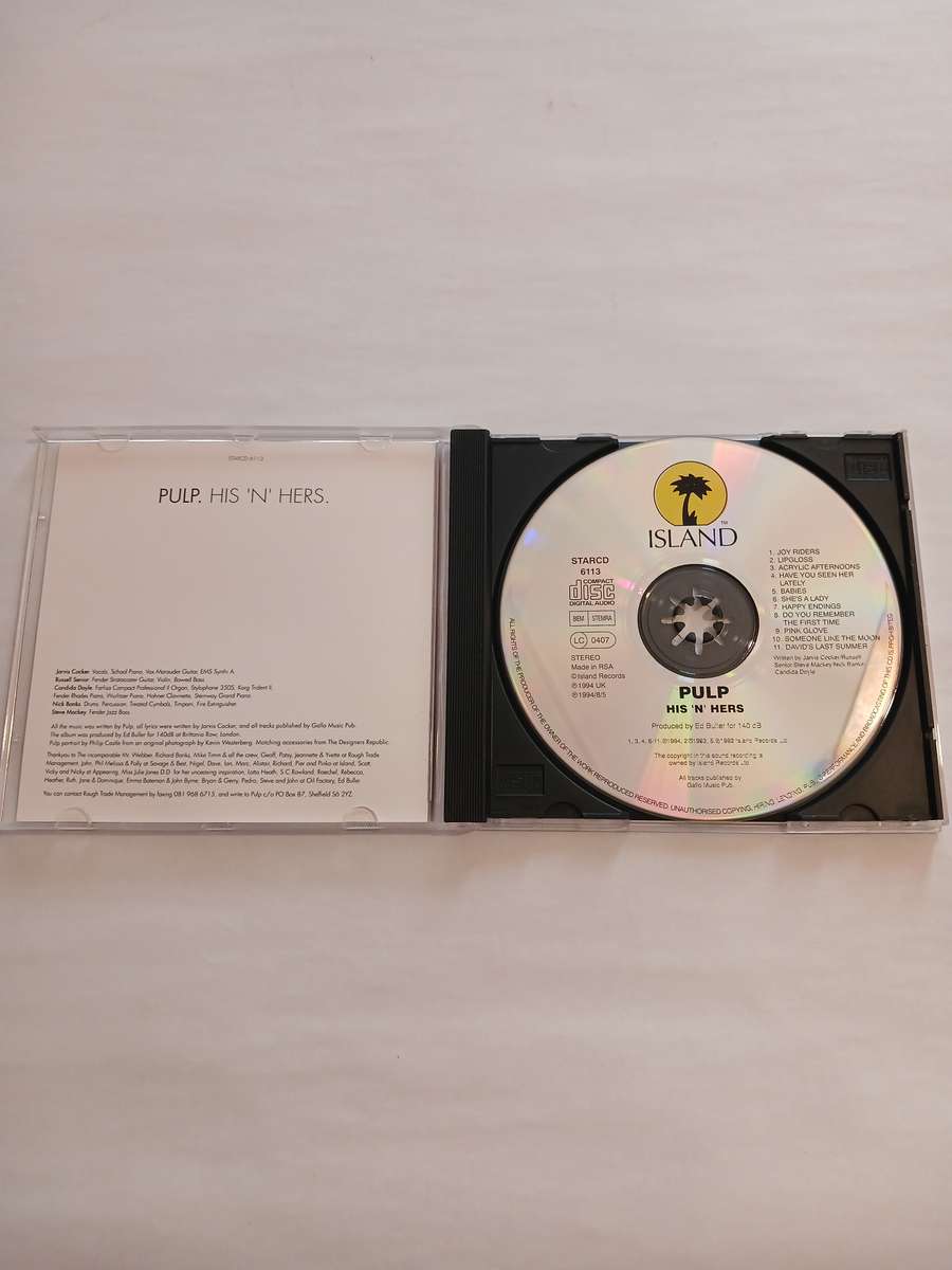 Pulp, His 'N Hers CD
