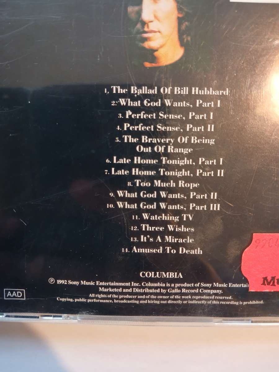 Roger Waters, Amused to Death CD