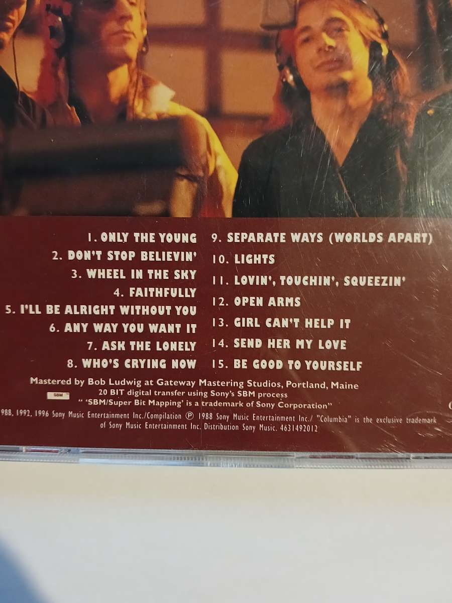 Journey, Greatest Hits CD, Europe, Remastered