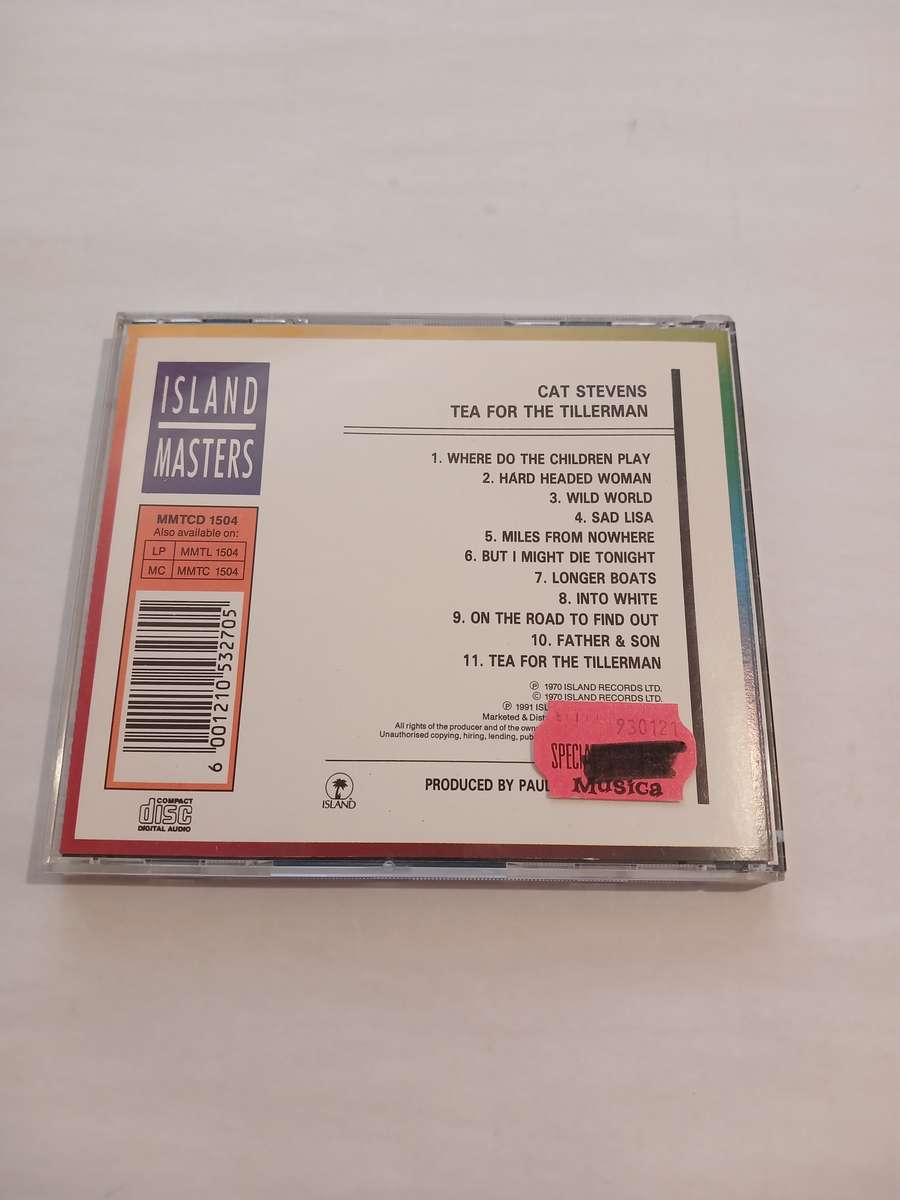 Cat Stevens, Tea for the Tillerman CD